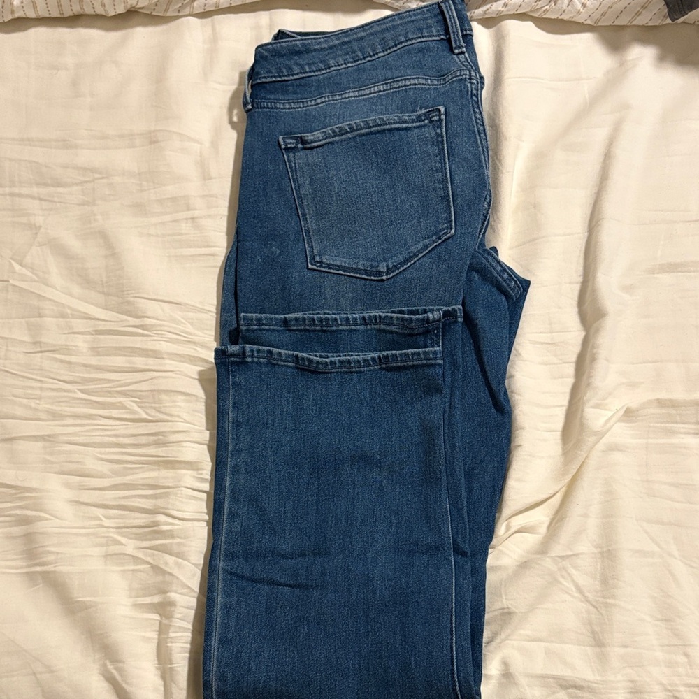 Old Navy Women's Boot Cut Jeans in Deep Blue
